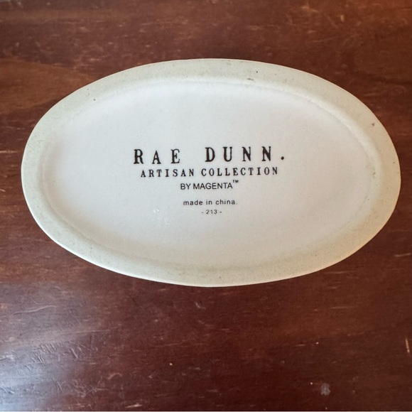 Rae Dunn Ceramic Brush Holder/Organizer Ivory w/ black font. Excellent condition - Picture 5 of 8